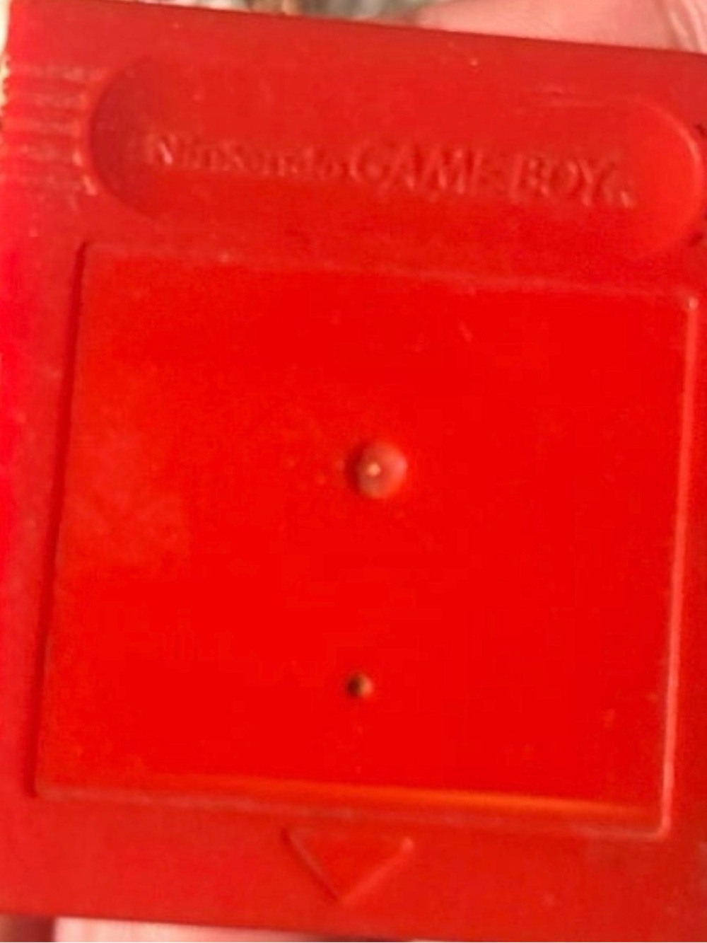Nintendo Red Game Boy Cartridge Shell